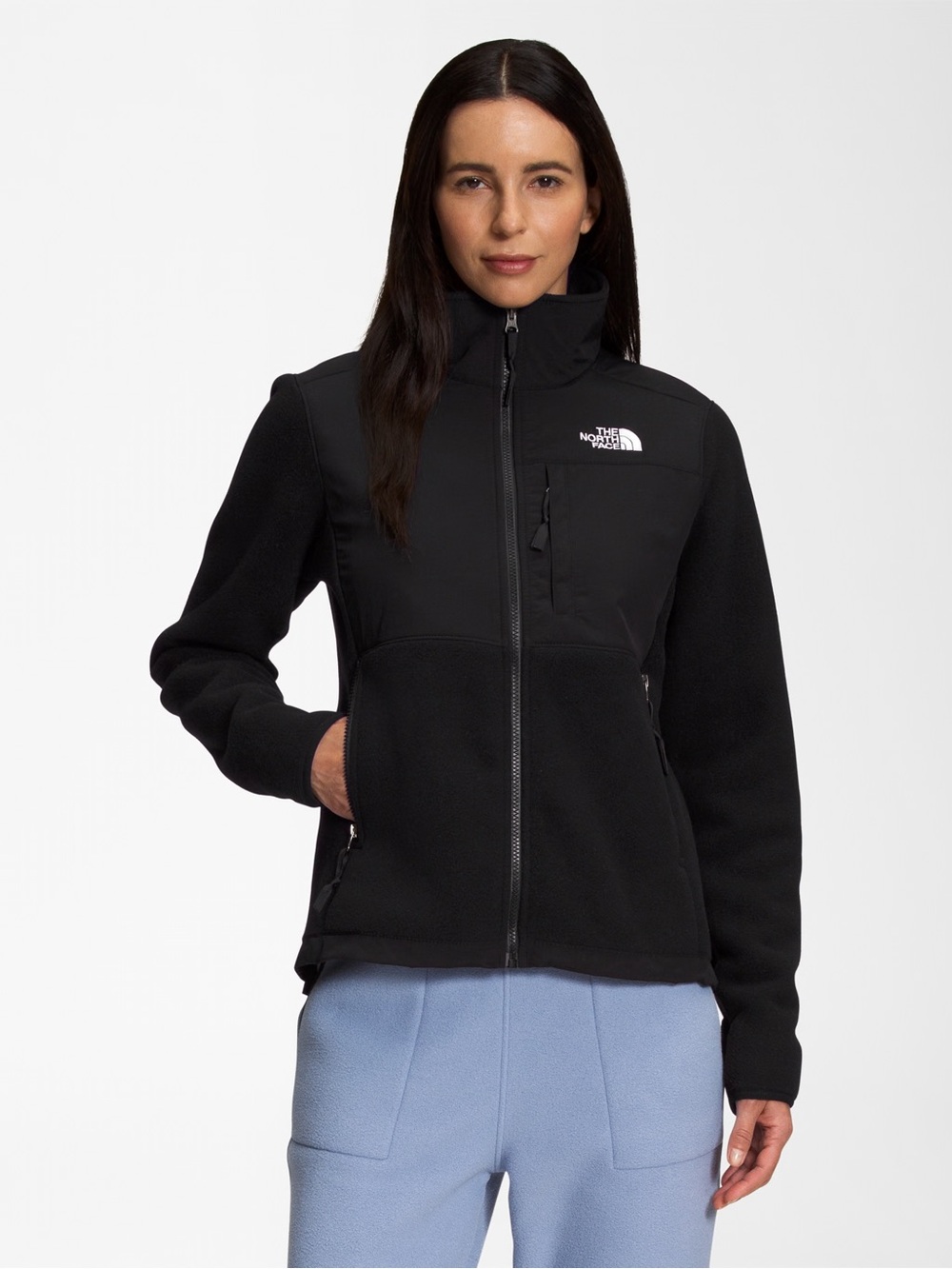 The North Face Women's Black Full-Zip Fleece Utility Jacket